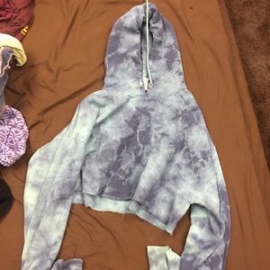 crop top hoodie